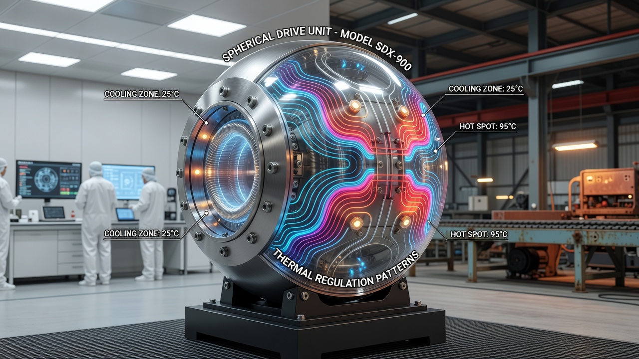 Tracing Thermal Regulation Patterns in Custom Spherical Drive Systems Across Varied Industrial Environments